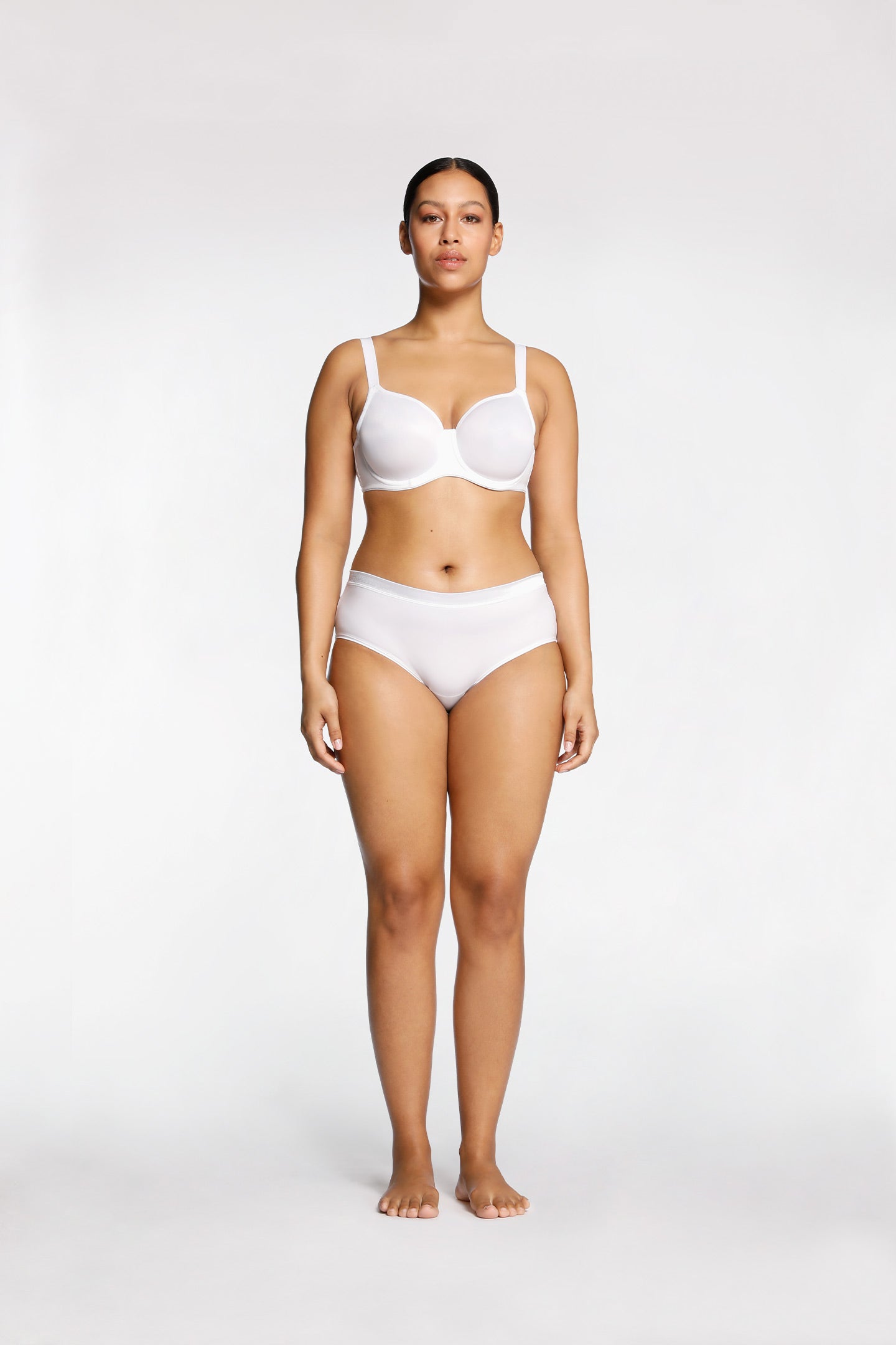 INTIMO WHITE SOPHISTICATES Soft Cup Bra SIZE 34DD 12DD $34.50