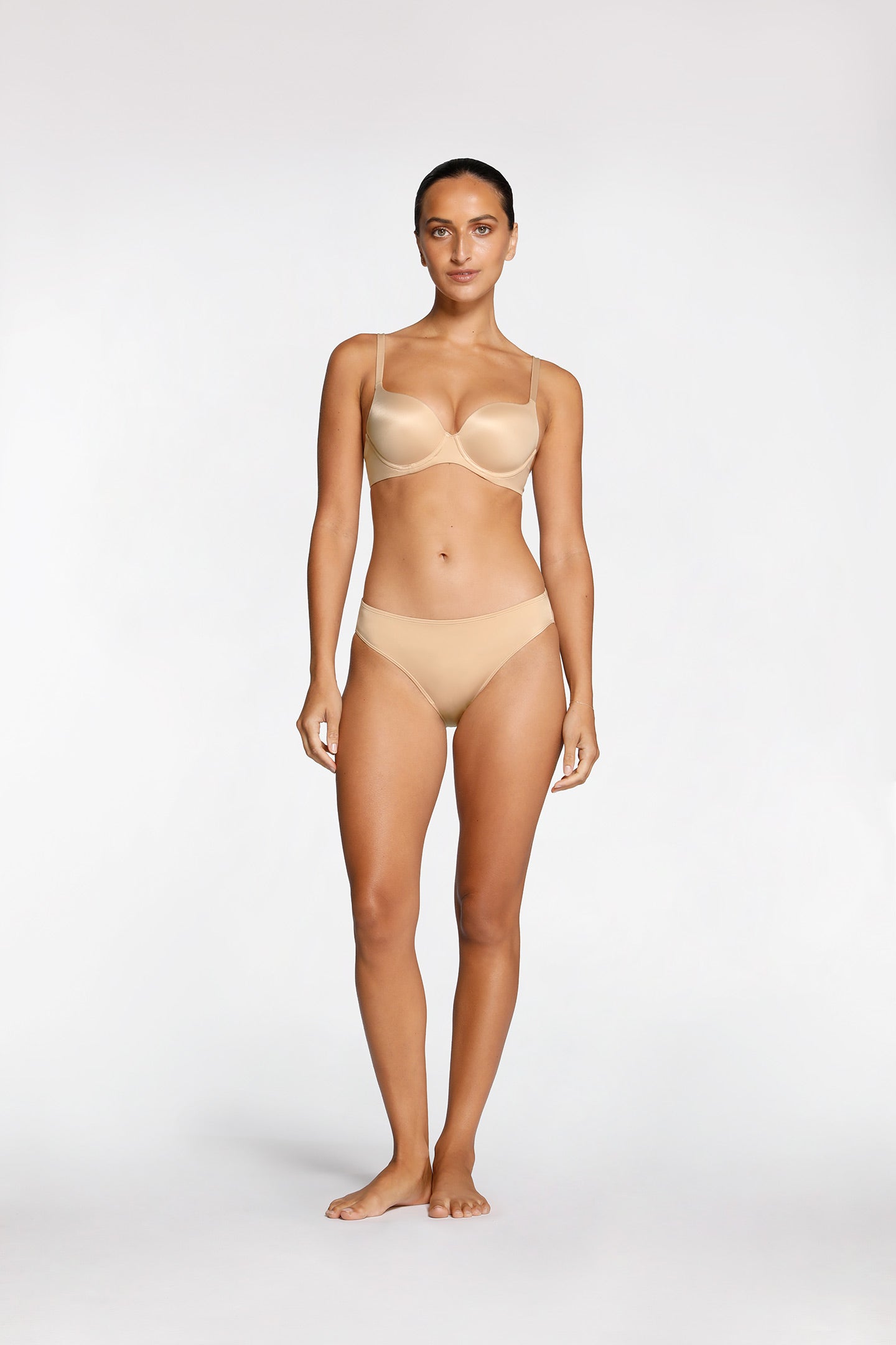 Calvin Klein Underwear Calvin Klein Liquid Touch Push Up Plunge Bra In  Nude. - Size 30C (Also In 32A, 32D, 34A, 34B, 34C, 36C, 36D) for Women