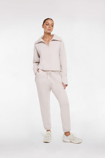 ATHLEISURE ZIP FRONT JUMPER