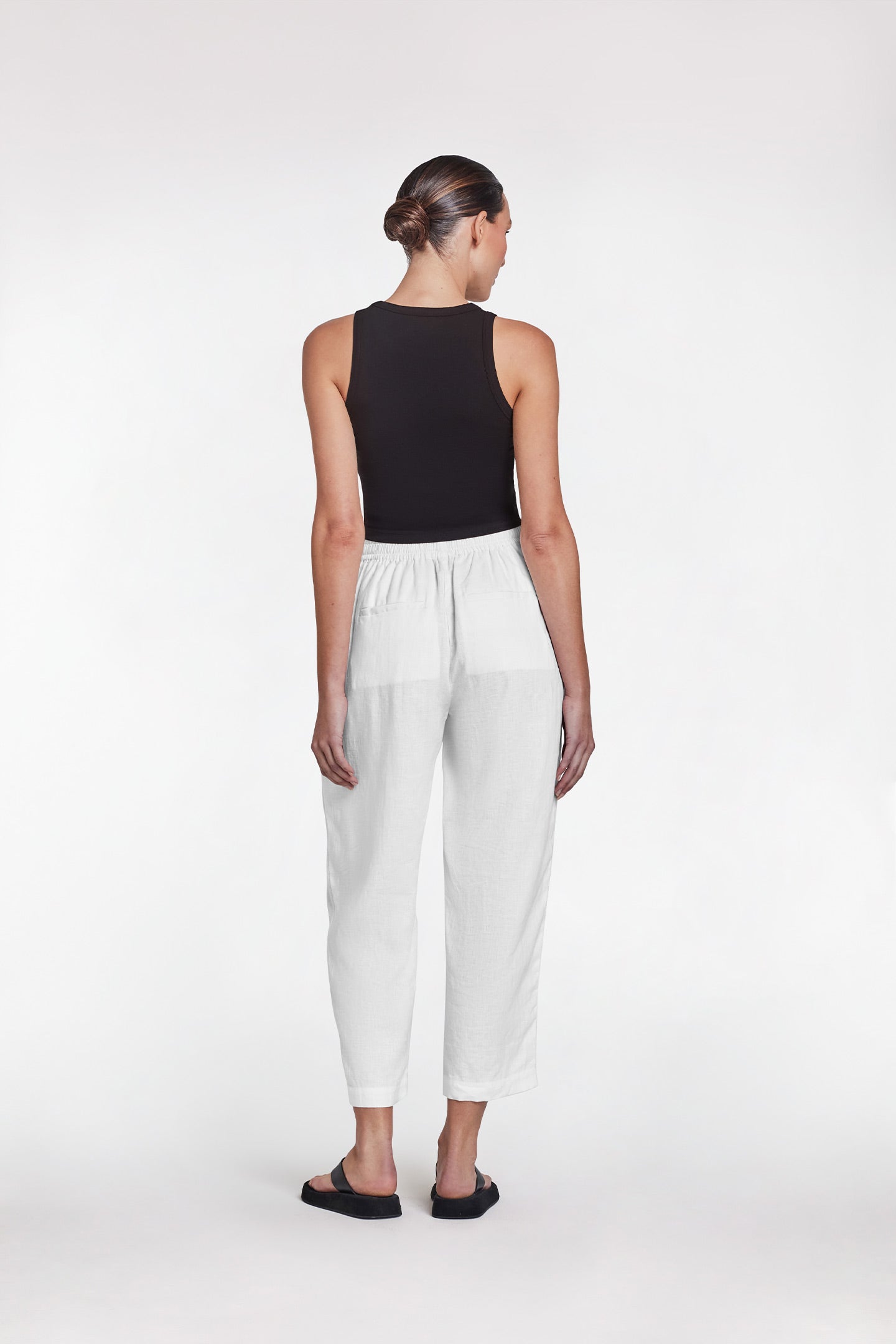 Casual trousers Pinko - Bello Tailored linen trousers - 100155A0IMC28