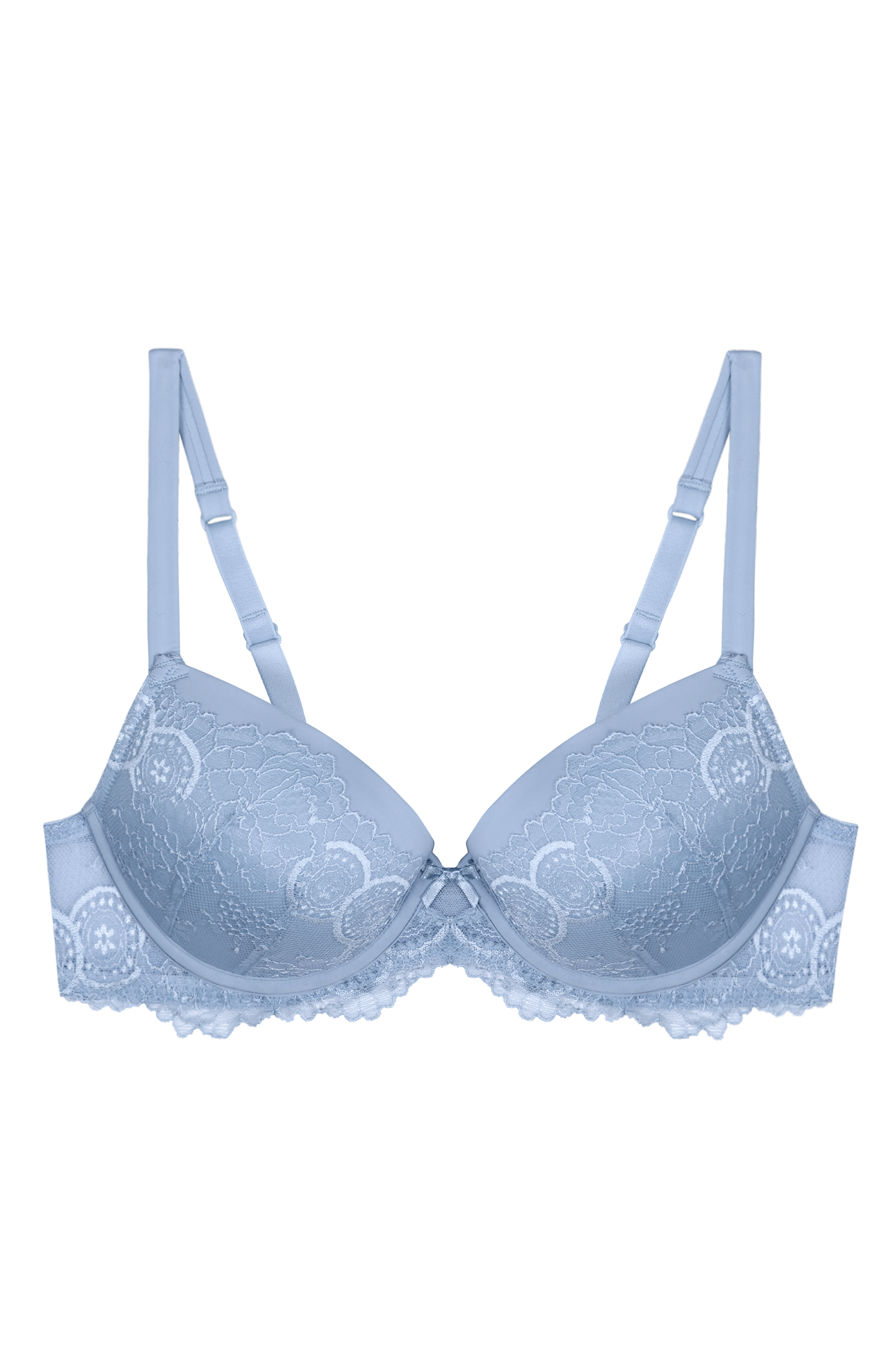 AMBRA lingerie BHs Titanium push up bra blue 0438