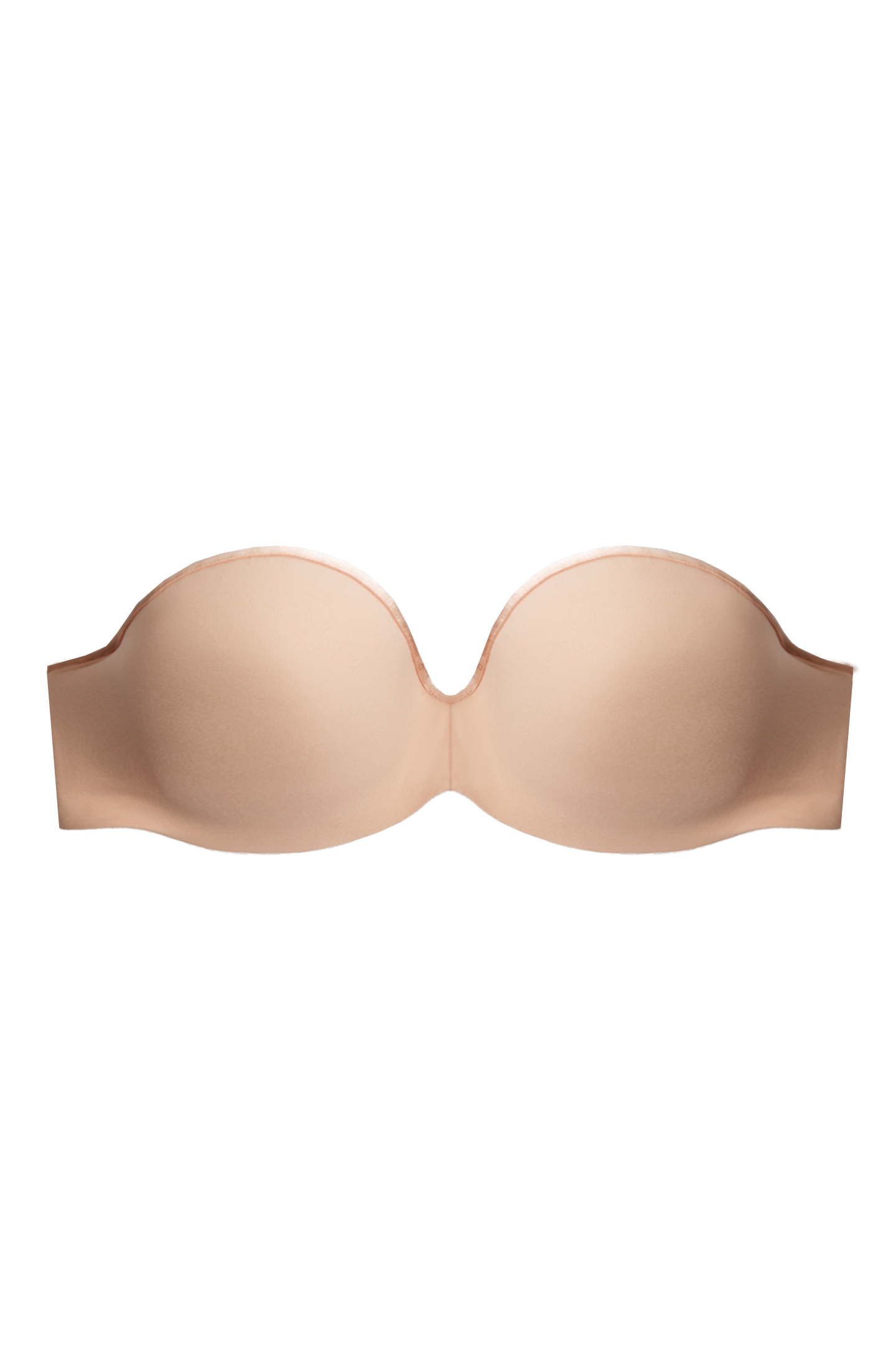 Lingesxy Strapless Push Up Padded Plunge Clear Strap Bra for Women  Underwired Add 2 Cup Sizes, Nude, 32A : : Clothing, Shoes &  Accessories