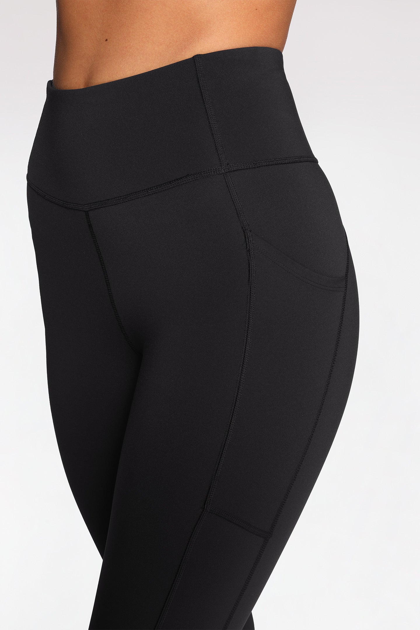 Alphalete, Pants & Jumpsuits, Alphalete Black High Rise Compression  Leggings Size Xs Pockets Activewear Pants