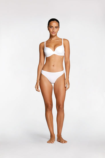 INTIMO WHITE SOPHISTICATES Soft Cup Bra SIZE 34DD 12DD $34.50
